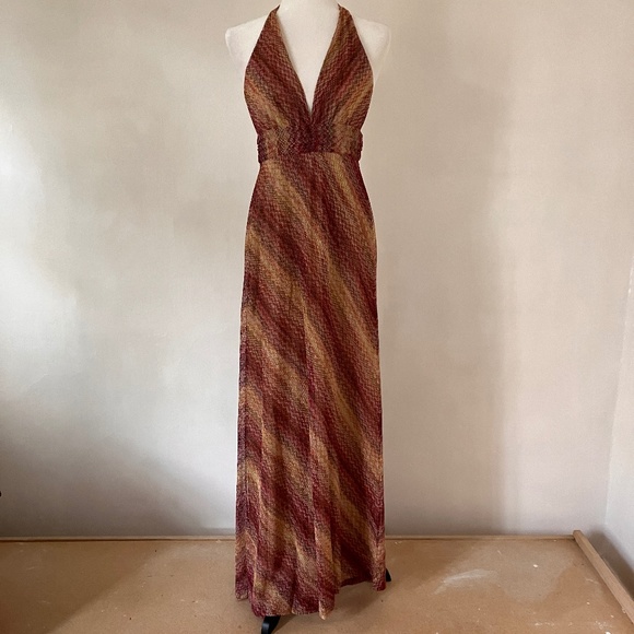 VINTAGE MISSONI RUNWAY MAXI DRESS - Picture 4 of 16